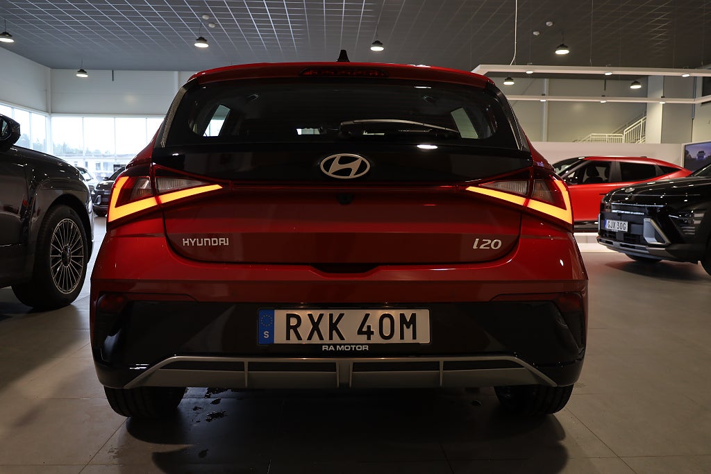 Hyundai i20 1.0 T-GDI AUT Advanced Kamera CarPlay Rattvärme Leasbar