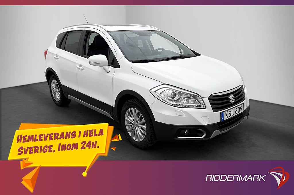 Suzuki SX4 S-Cross 1.6 AllGrip M-Värm Kamera Pano Drag Skinn