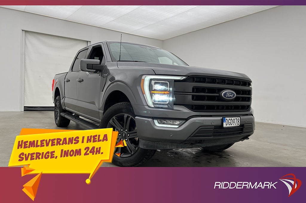 Ford F-150 Lariet Sport 5.0 406HK Cockpit Drag B&O Pano Moms