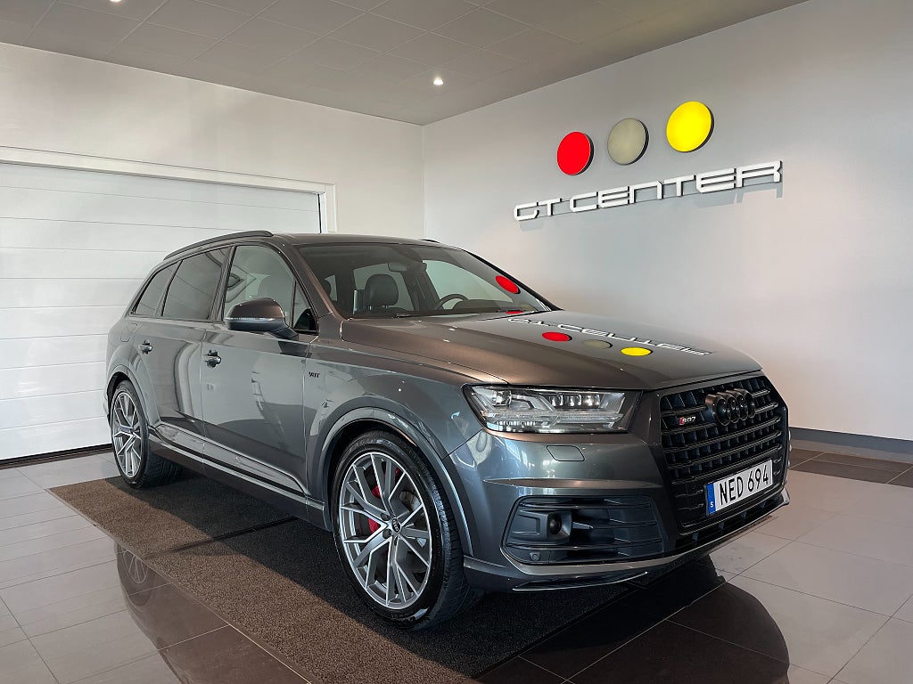 Audi SQ7 7-sits 4.0 TDI V8 NightVision Värmare Panorama Head-up 