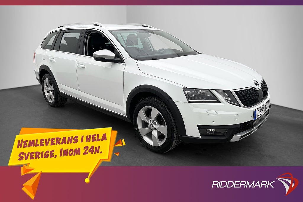 Skoda Octavia Scout 2.0 TDI 4x4 DSG Värmare Drag Kamera