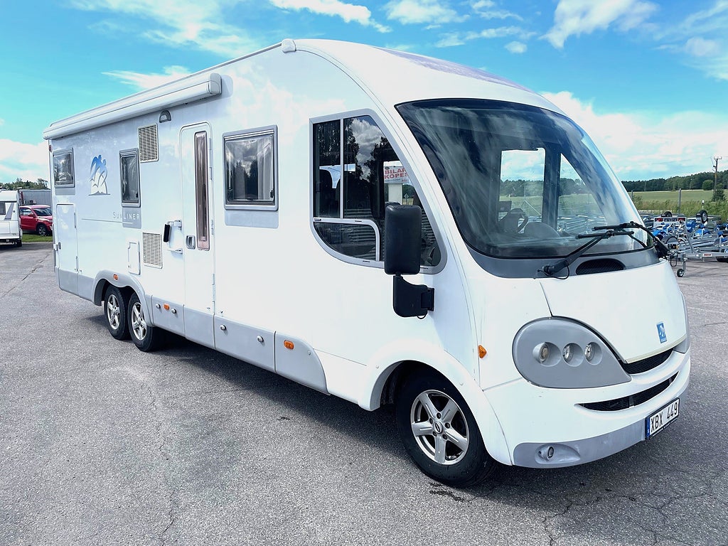 Knaus Sunliner 800 LEG, Enkelsängar, Alde,  2 x AC 