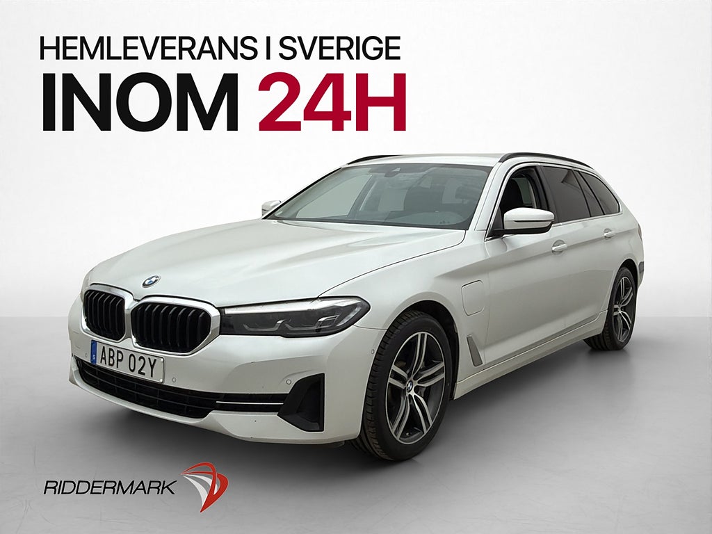 BMW 530e 292hk xDrive Kamera Cockpit CarPlay Skinn HiFi Drag