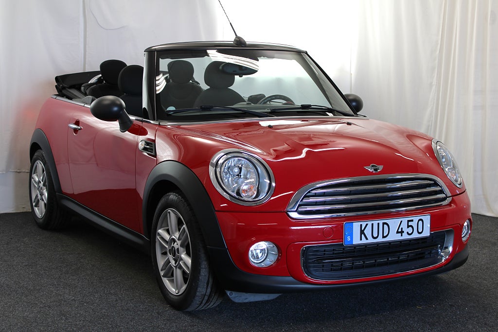 MINI One Convertible Navi|Bluetooth|Lågmil|P-sensor|Farthållare