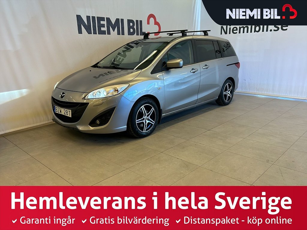 Mazda 5 1.6 MZR-CD AdvancePlus SoV/MoK-lämmitys/7-paikkainen/hinaus