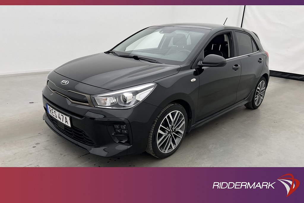 Kia Rio 1.0 120hk GT-Line Kamera CarPlay Rattvärme Halvskinn