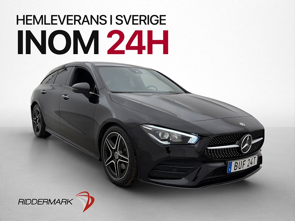 Mercedes-Benz CLA 180 Shooting MOMS AMG Pano Wide Drag Värm