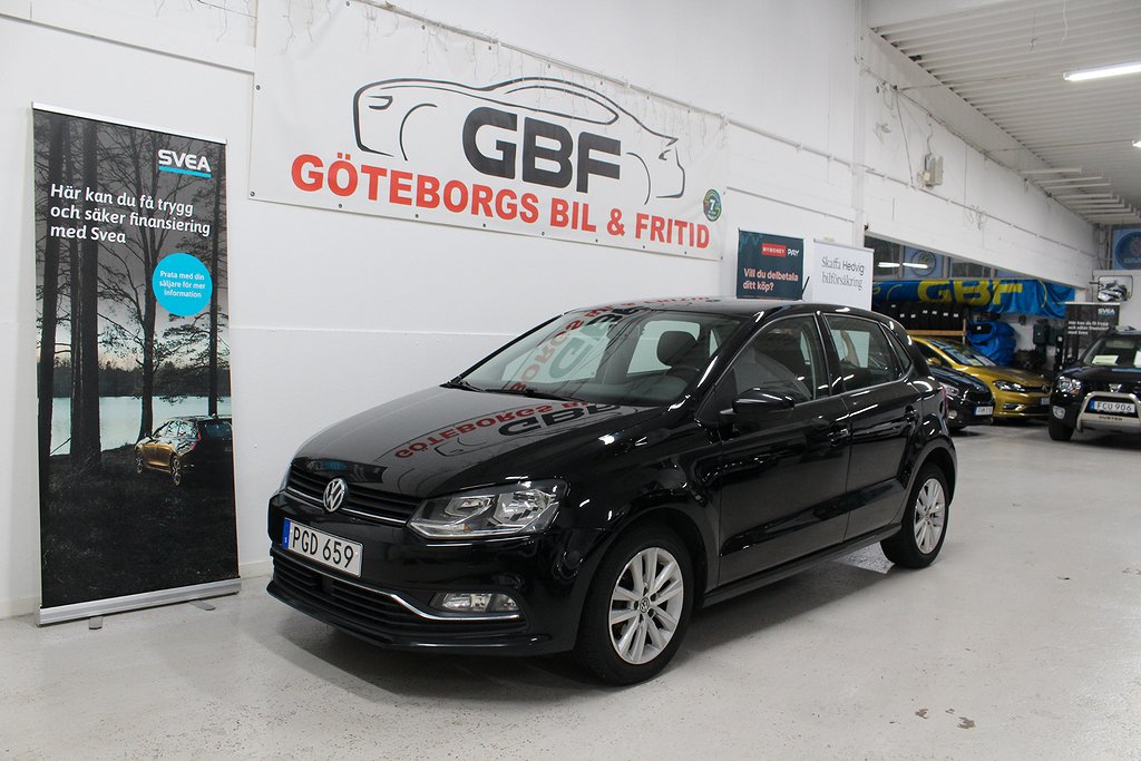 Volkswagen Polo 5-dörrar 1.2 TSI Euro 6 *Nyservad*