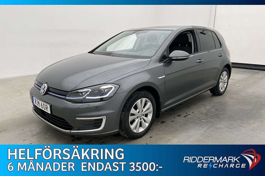 Volkswagen E-Golf 136hk Plus Cockpit Värmepump Navi CarPlay