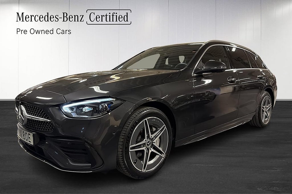 Mercedes-Benz C 300 T e Moms/AMG/Dragkrok/360 kamera