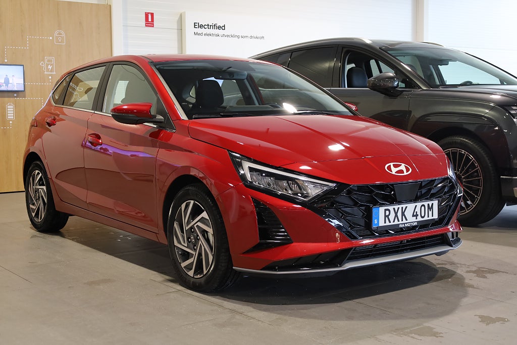 Hyundai i20 1.0 T-GDI AUT Advanced Kamera CarPlay Rattvärme Leasbar