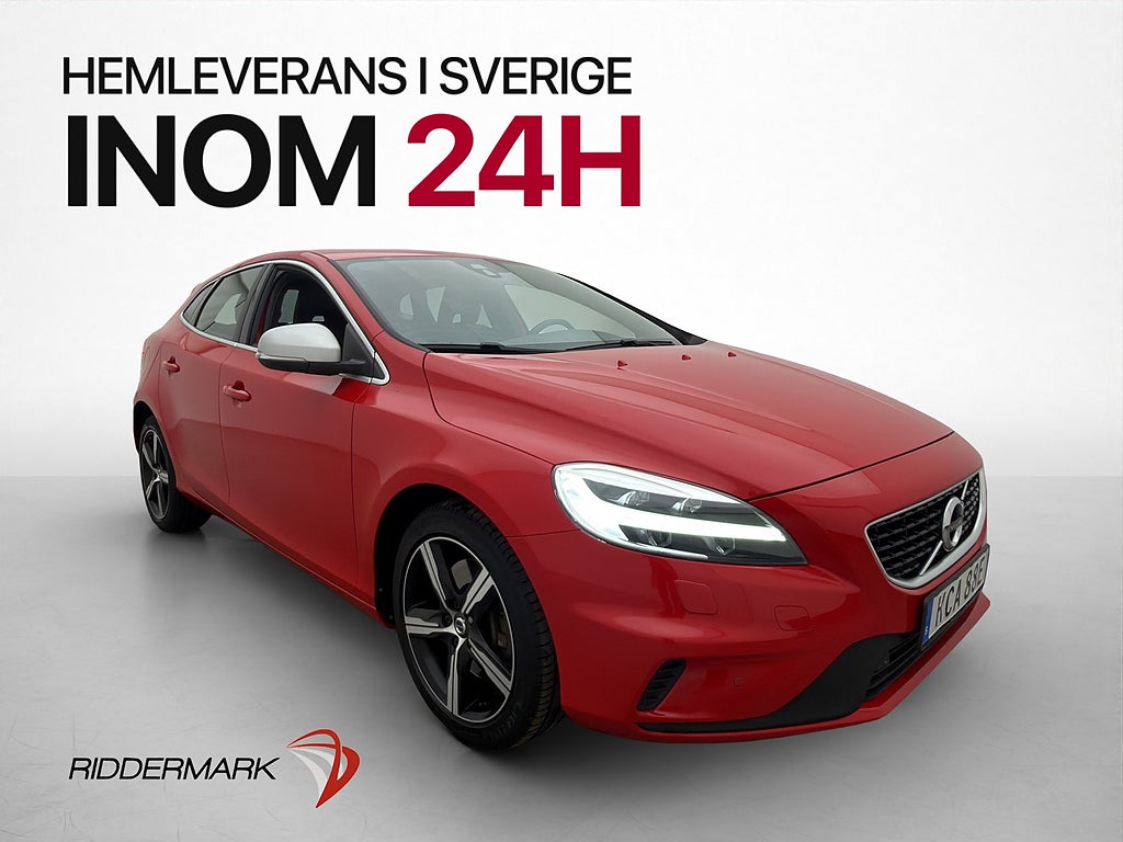 Volvo V40 T3 152hk R-Design VOC Värmare P-Sensorer Dragkrok