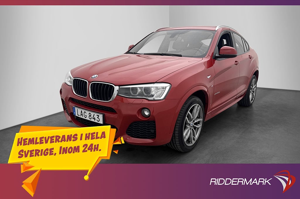 BMW X4 XDrive20d M Sport Sportstolar Navi P-Sensorer Drag