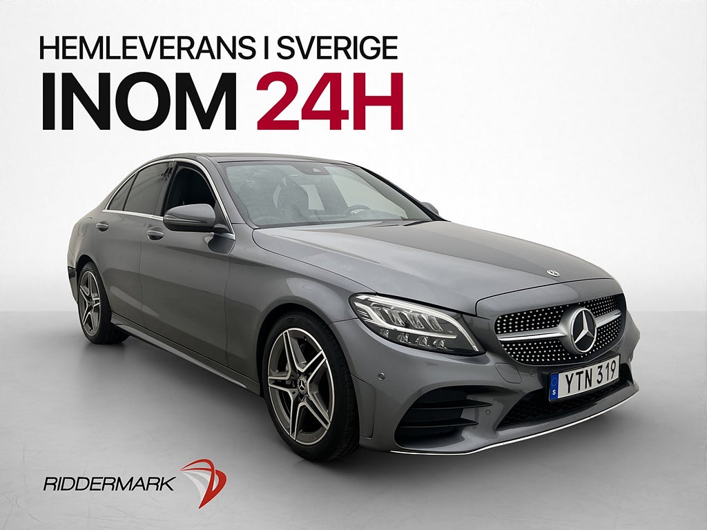 Mercedes-Benz C 200 d AMG Line Pano Värmare Kamera CarPlay