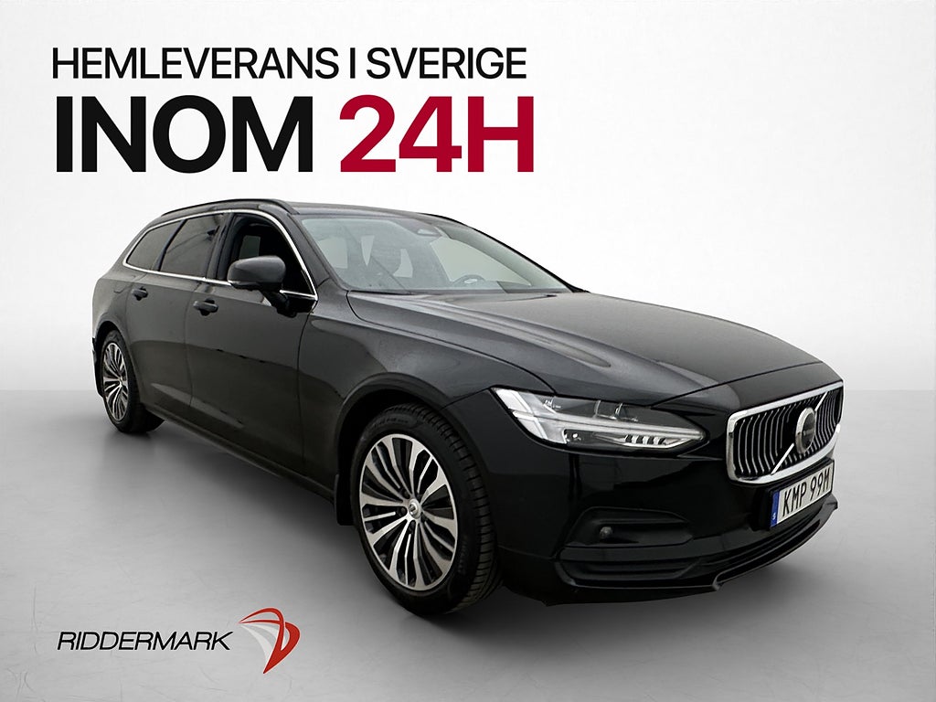 Volvo V90 B4 197hk Advanced Drag BLIS HuD H/K  Läder Pano