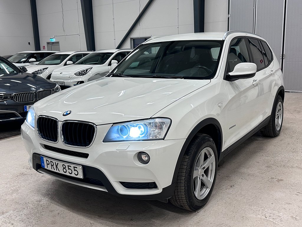 BMW X3 XDRIVE20D STEPTRONIC 184HK DRAG H-SKINN SENSORER BT