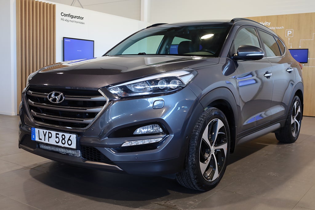Hyundai Tucson 1.6 T-GDI AWD AUT Pano Kamera Navi Läder 2016