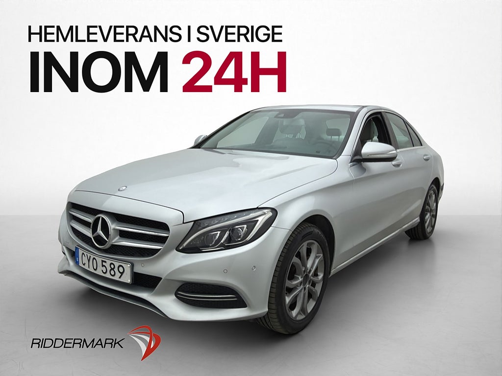 Mercedes-Benz C 250 d 4MATIC 204hk Avantgarde Skinn Drag GPS