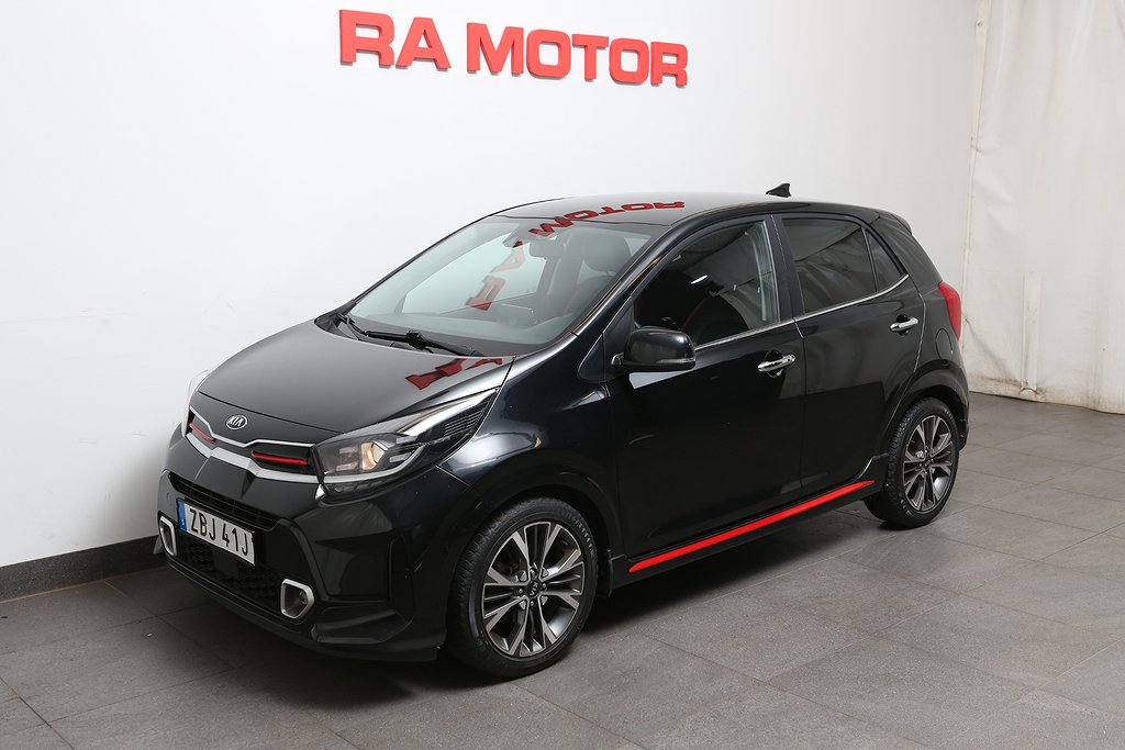 Kia Picanto 1,0 T-GDI 100hk GT-Line 5D Navi Skinn Kamera 2021