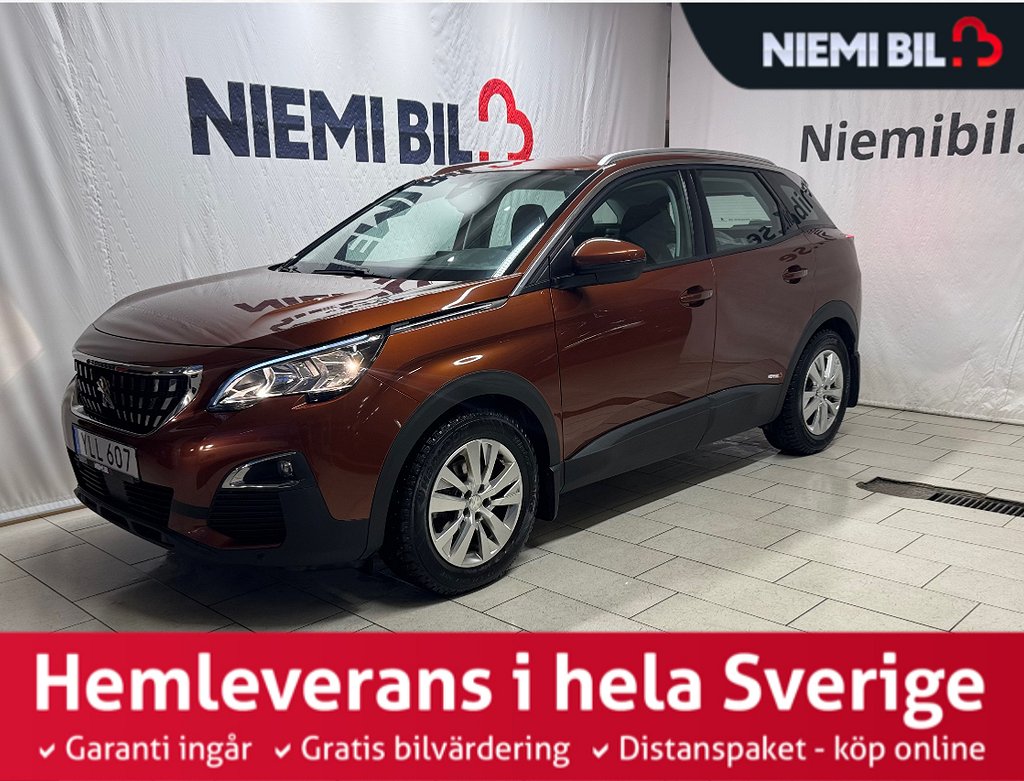 Peugeot 3008 1.2 130hk Aut M-värmare P-sensor BT S&V-däck