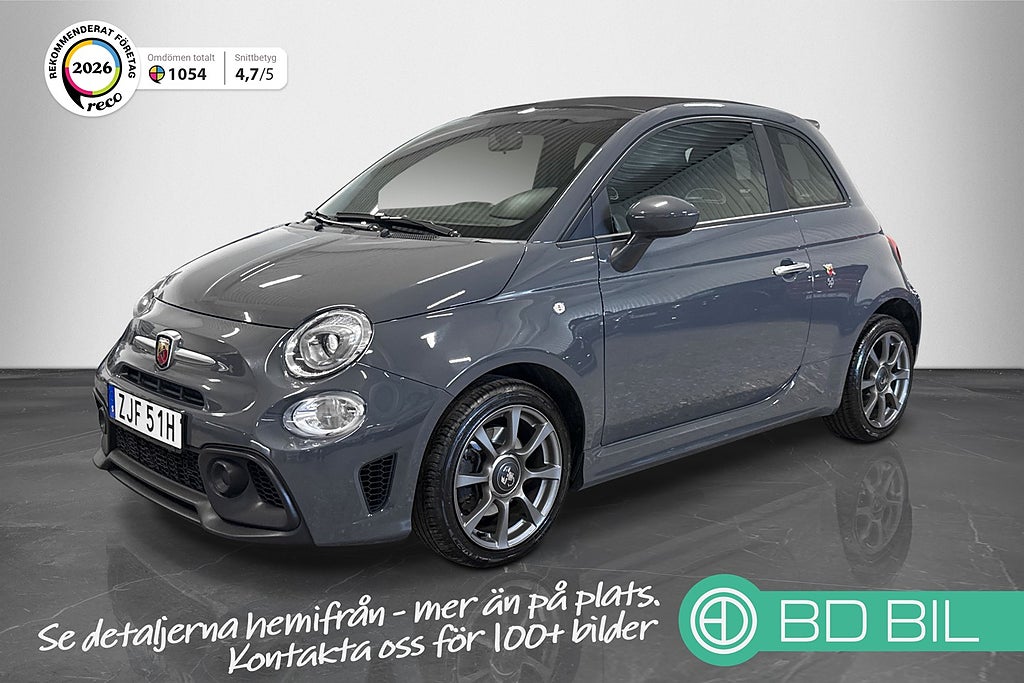 Abarth 595C 1.4 T-JET AKRAPOVIC SKALSTOLAR VÄLSERVAD EN BRUKARE