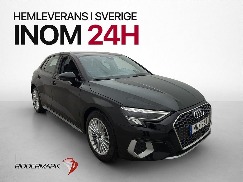 Audi A3 35 TFSI 150hk Proline Sensorer CarPlay Adapt-Fart
