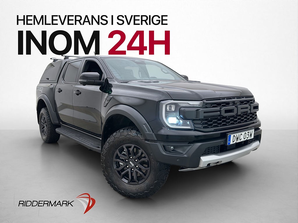 Ford ranger Raptor 292hk 4x4 Cockpit Kåpa B&O CARPLAY Moms