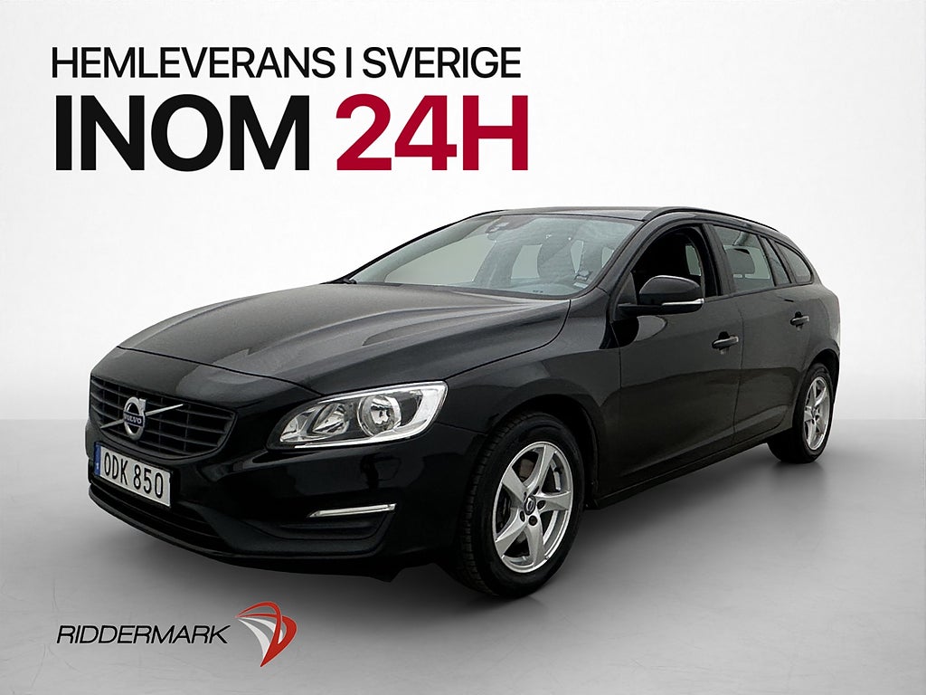 Volvo V60 T3 Geartronic 1 ÄGARE P-sensorer Bluetooth 152hk