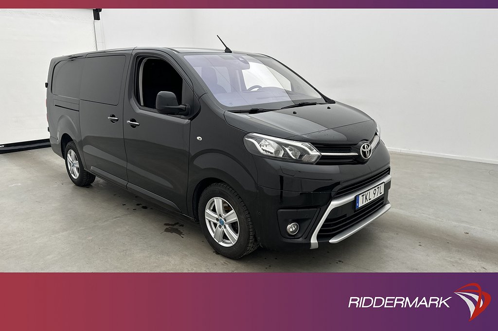 Toyota ProAce Crewvan L3 177hk Ny-Kamrem Värm Drag 5-Sits