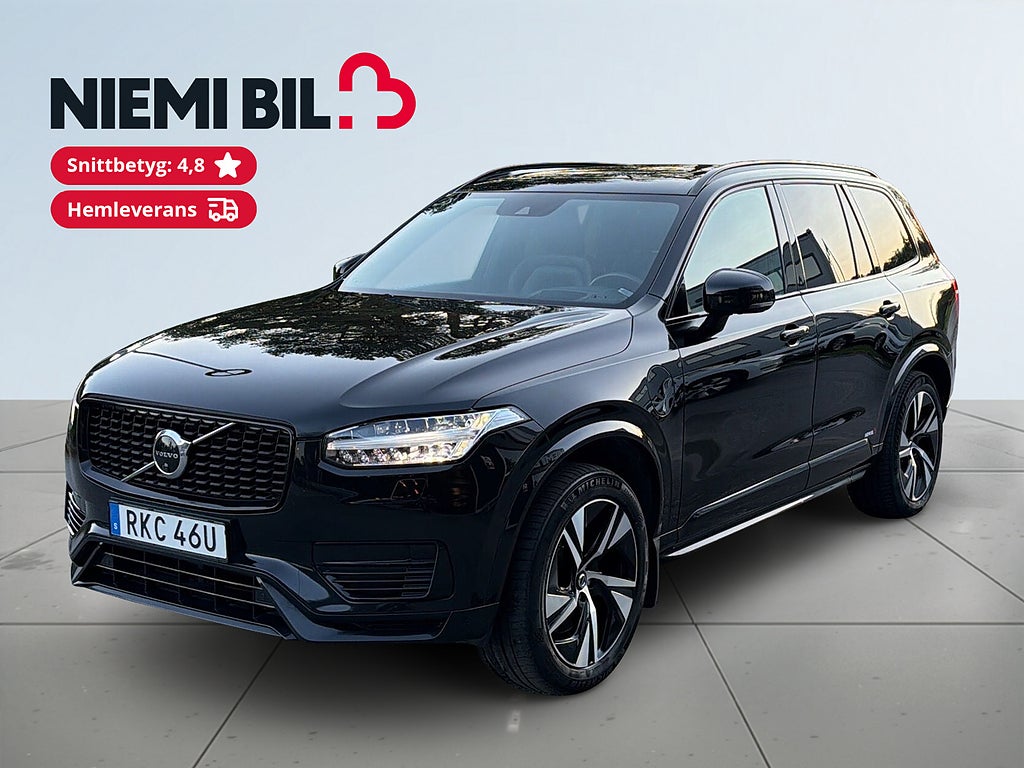 Volvo XC90 Recharge T8 AWD Geartronic R-Design 7-sits HK/360/Drag