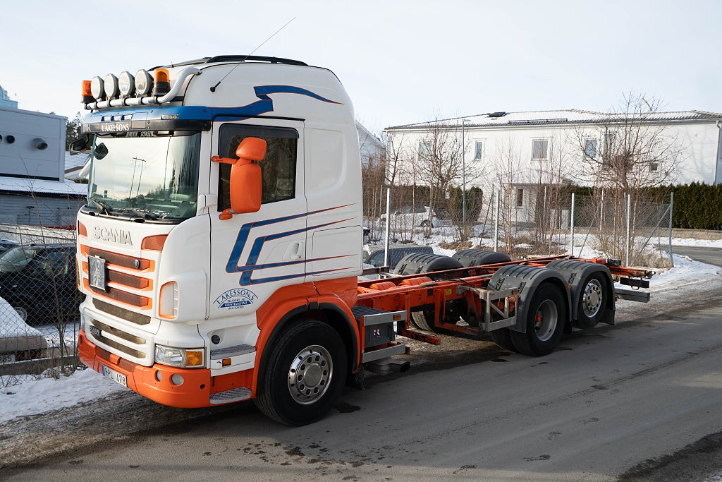 Scania R 480 6x2 Chassi Bakaxelstyrning LÄDER VBG SV-Såld VÄLSKÖTT