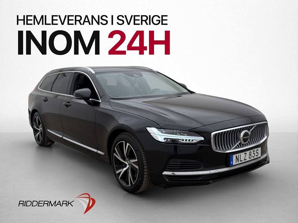 Volvo V90 Recharge T6 AWD Advanced Drag Värmare CarPlay