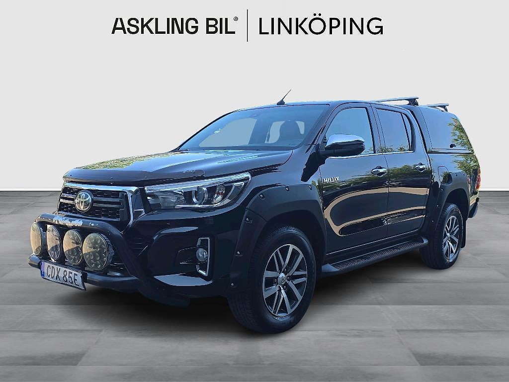 Toyota Hilux Dubbelhytt 2.4 AWD Euro 6 Premium m skinn