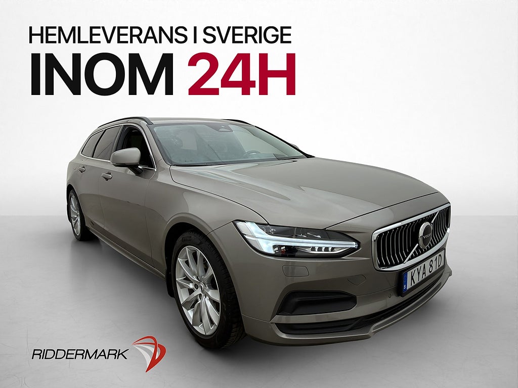 Volvo V90 B4 AWD Advanced VOC Värmare Kamera Navi Drag