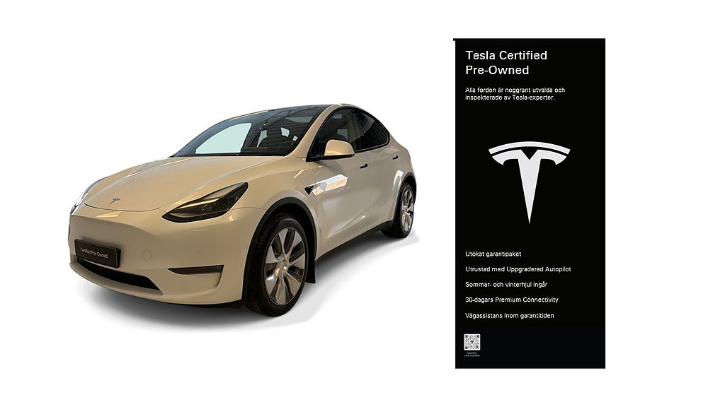Tesla Model Y Long Range AWD Certified Pre-Owned 3,84% ränta
