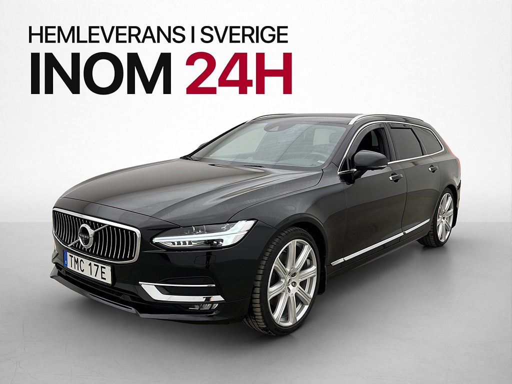 Volvo V90 Polestar D5 AWD 240hk Inscription B&W 360 HUD Drag