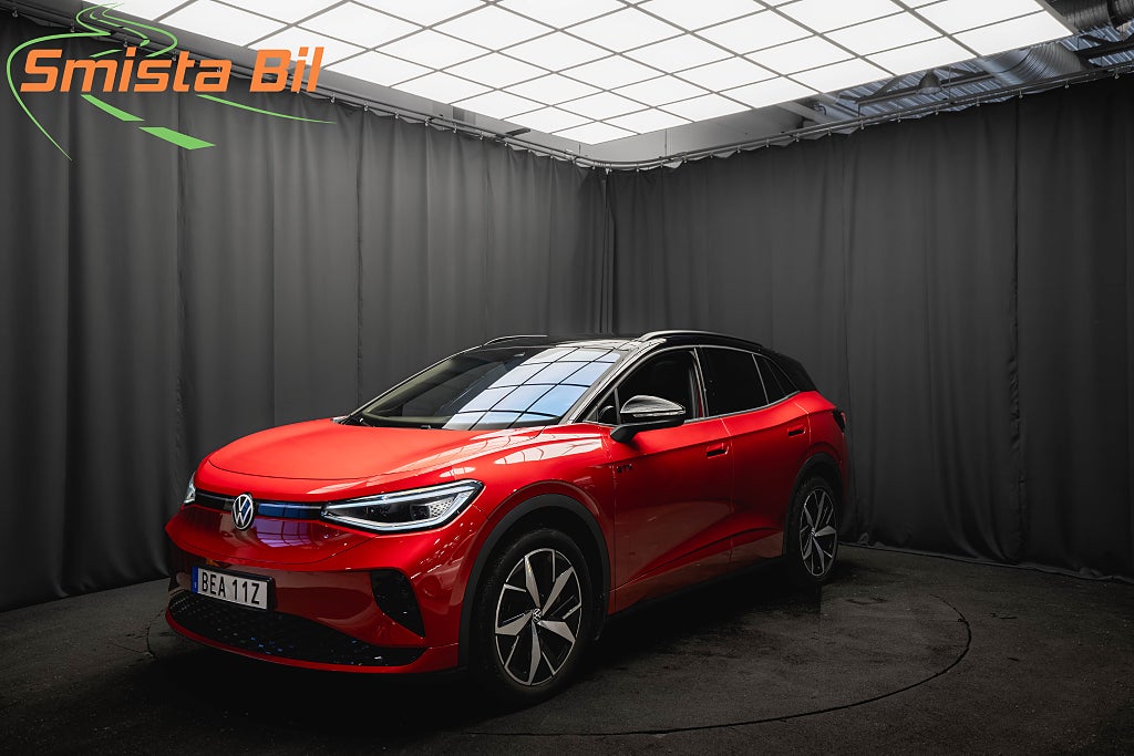 Volkswagen ID.4 GTX PANORAMA DRAG BATTERITESTAD VÄRMEPUMP MOMS 299hk