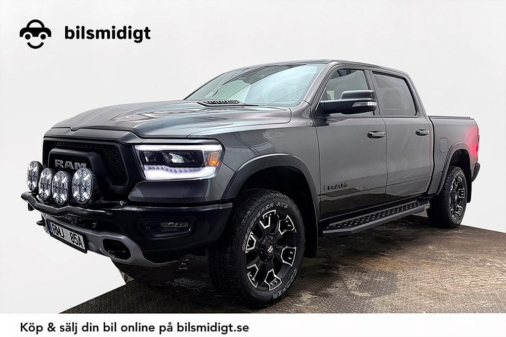 RAM 1500 Crew Cab 5.7 V8 HEMI 4x4 REBEL Drag Läder Pano N...