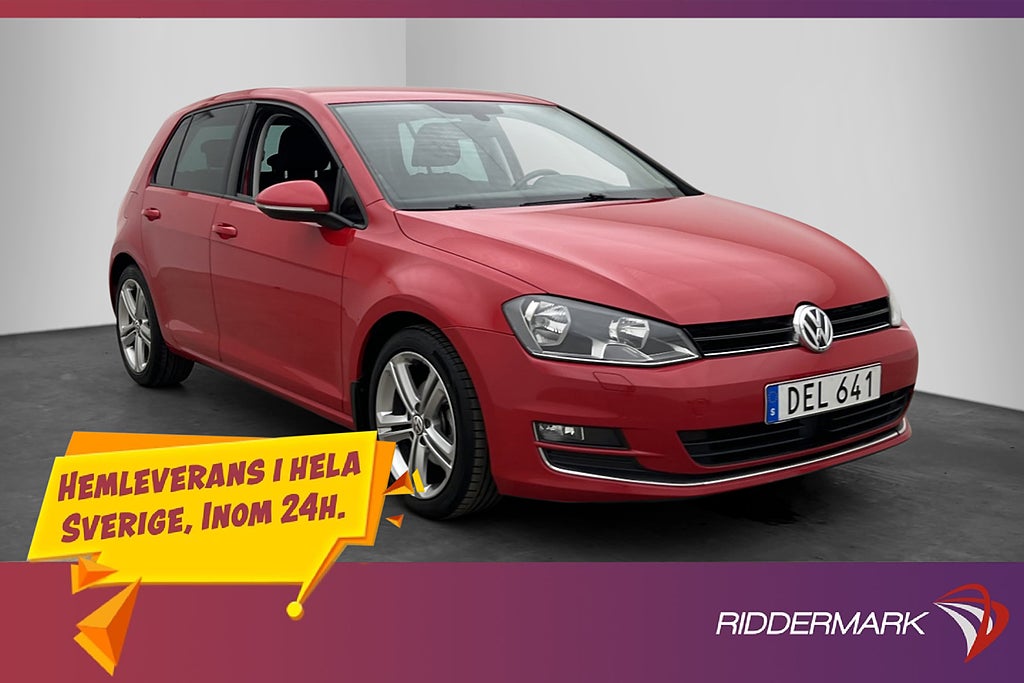 Volkswagen Golf 1.4 TSI 140hk Alcantara Adaptiv-Farthållare