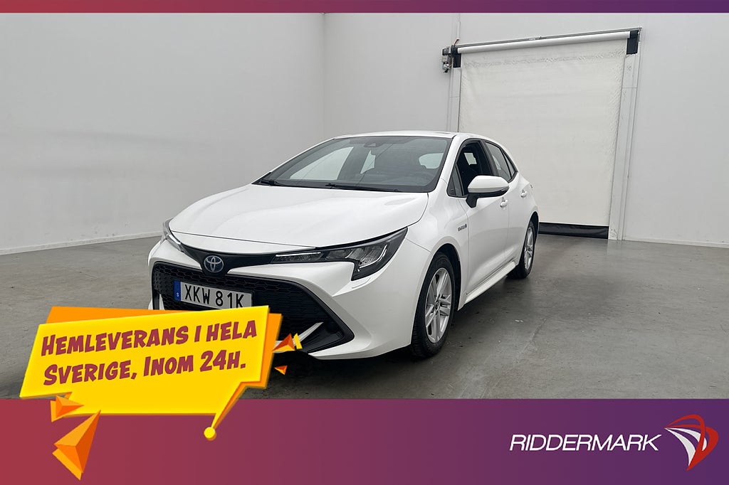 Toyota Corolla Hybrid 122hk Active Kamera Rattvärme Adp-Fart