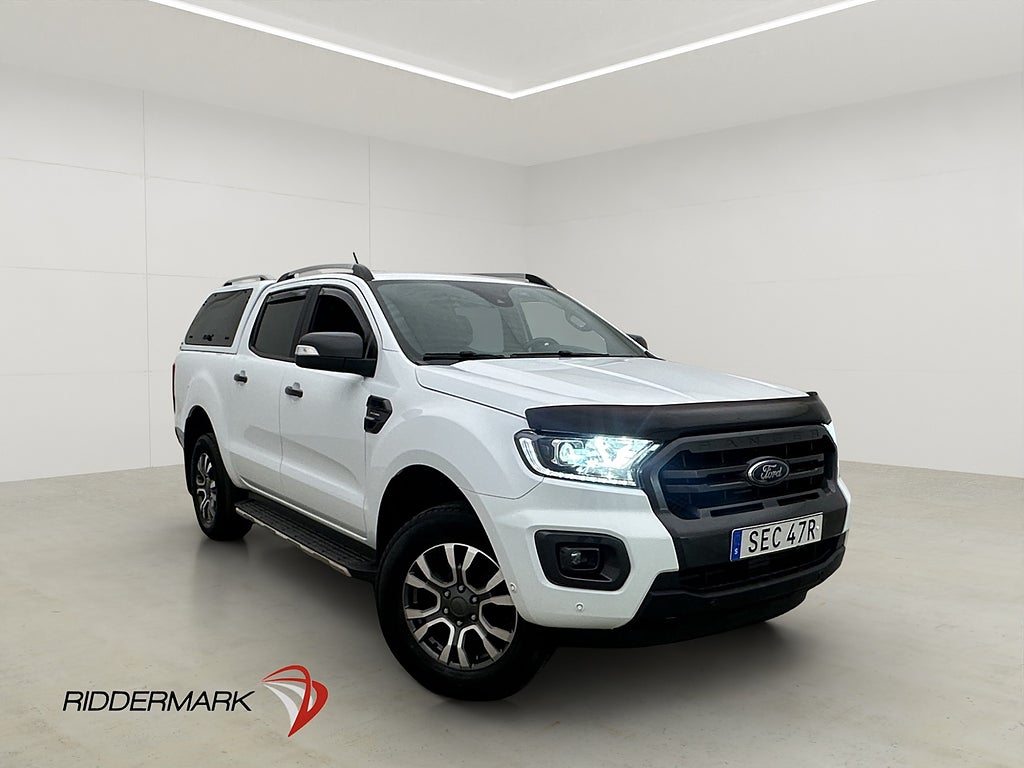 Ford ranger Wildtrak 4x4 213hk Värm Drag Diff Lastsläde Moms
