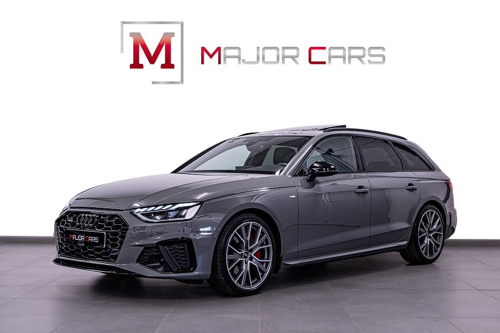 Audi A4 40 TDI Q S-Line Pano B&O 360° Matrix SvartOptik Drag