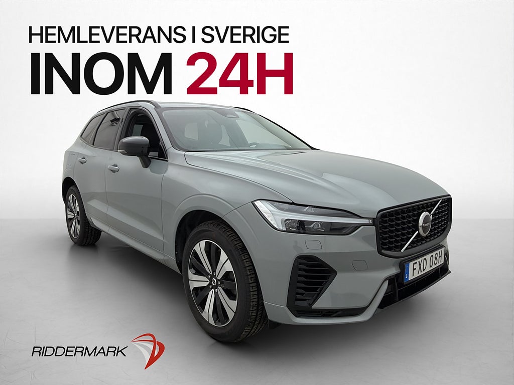 Volvo XC60 Recharge T6 AWD Plus Dark Pano Värmare Drag MOMS