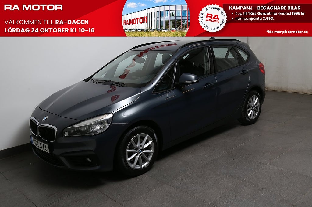 BMW 218 d Active Tourer Advantage Aut P-sensorer 2015