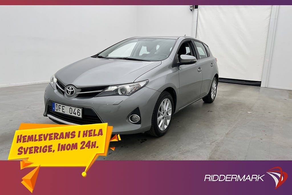 Toyota Auris 132hk Active Backkamera Farthållare Välservad