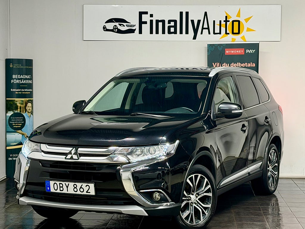 Mitsubishi Outlander 2.2 Di-D 4WD Comfort Euro 6. Ny-Besiktad/Ny-Servad