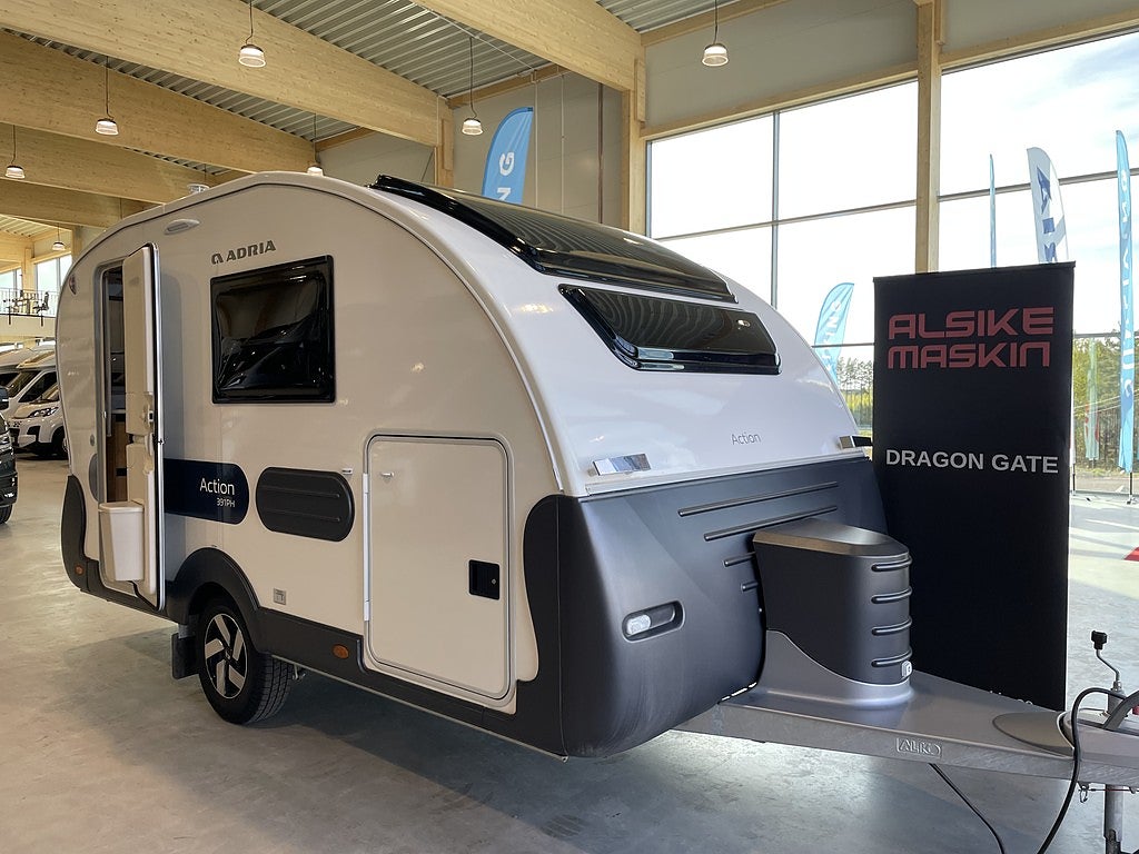 Adria Action 391 PH /B-körkort/1100kg/1599kr/månad/Ny vagn