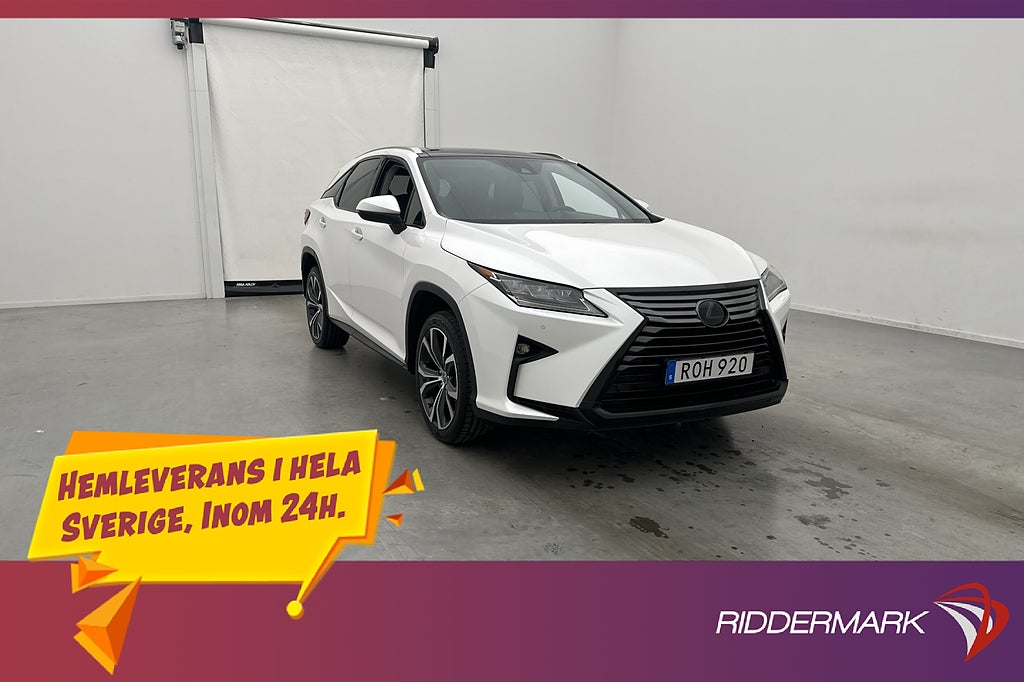 Lexus RX 3.5 450h AWD V6 313hk Executive Pano Skinn HUD Drag