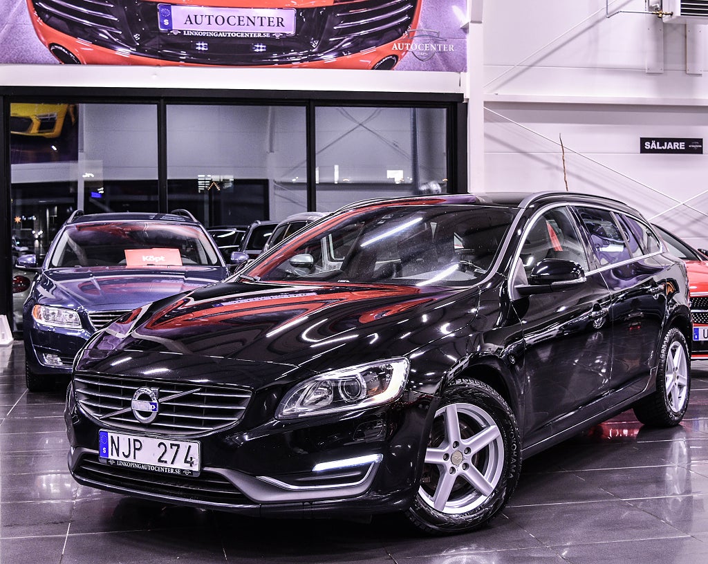 Volvo V60 D4 Geartronic|Euro 5|VOC|Dragkrok|PDC|Helskinn