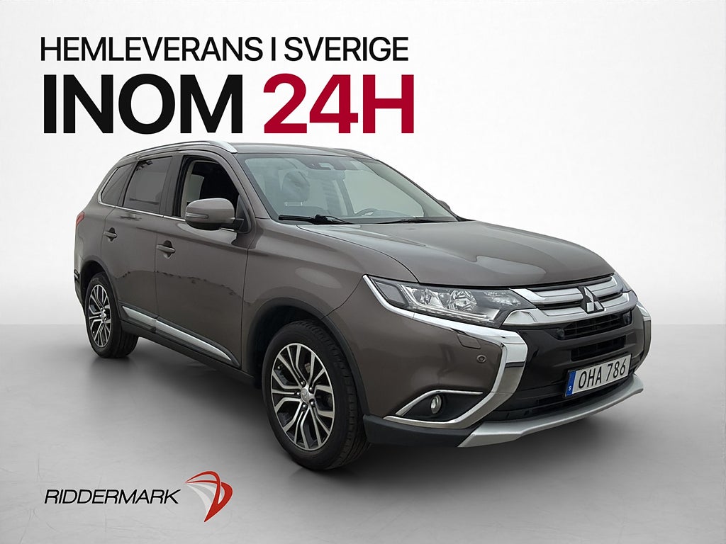 Mitsubishi Outlander 2.0 MIVEC 7-Sits Kamera Adaptiv-Fart